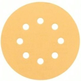 Диск на велюровой основе с отверстиями BOSCH 125/8 мм отв. Р 120 Best for Wood+Paint [2608607828]