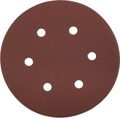 Диск на велюровой основе ЗУБР МАСТЕР 6 отверстий, р320, 150мм, 5 шт [35566-150-320]