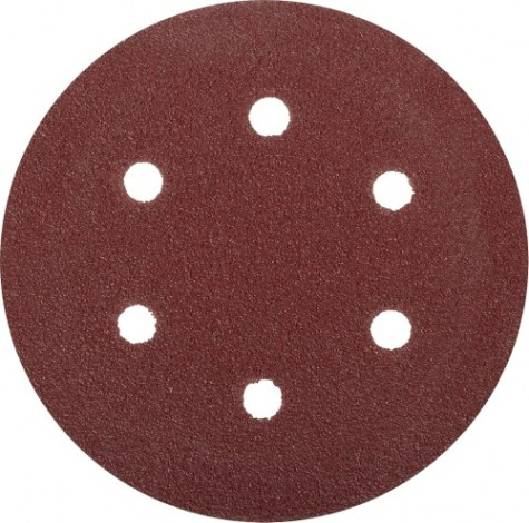 Диск на велюровой основе ЗУБР МАСТЕР 6 отверстий, р40, 150мм, 5 шт [35566-150-040]