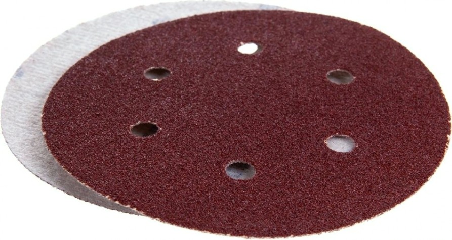 Диск на велюровой основе ЗУБР МАСТЕР 6 отверстий, р60, 150мм, 5 шт [35566-150-060]