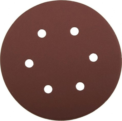 Диск на велюровой основе ЗУБР МАСТЕР 6 отверстий, р600, 150мм, 5 шт [35566-150-600]