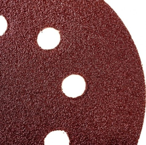 Диск на велюровой основе ЗУБР МАСТЕР 8 отверстий, р80, 125мм, 5 шт [35562-125-080]