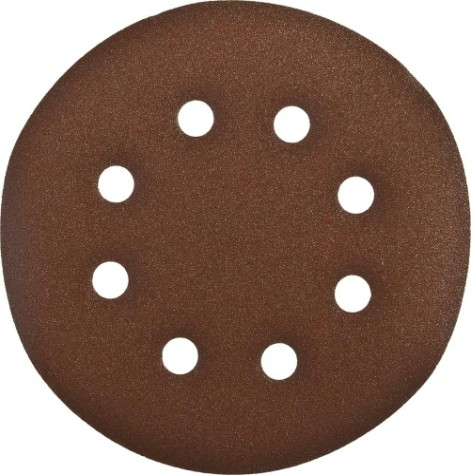 Диск на велюровой основе ЗУБР СТАНДАРТ 6 отв., р180, 150мм, 5 шт [35350-150-180]