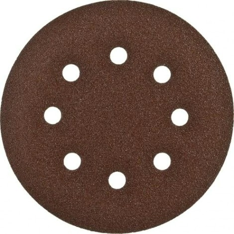 Диск на велюровой основе ЗУБР СТАНДАРТ 6 отв., р80, 150мм, 5 шт [35350-150-080]