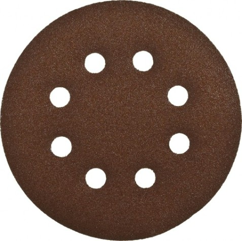 Диск на велюровой основе ЗУБР СТАНДАРТ 8 отв., р120, 125мм, 5 шт [35350-125-120]