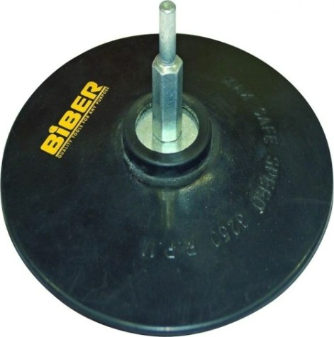 Диск опорный Biber 70 862 для шлиф. бумаги резиновый с винтом 125мм [тов-157909]
