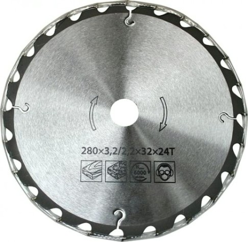 Диск пильный BELMASH 280x3,0/1,8x32/30х24Т [RD124A]