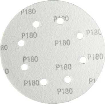Диск шлифовальный из абразивной бумаги Sturm DWS6010-9180 180 мм, P180, 8 отв. (уп.20шт.)