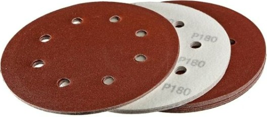 Диск шлифовальный из абразивной бумаги Sturm DWS6010-9180 180 мм, P180, 8 отв. (уп.20шт.)