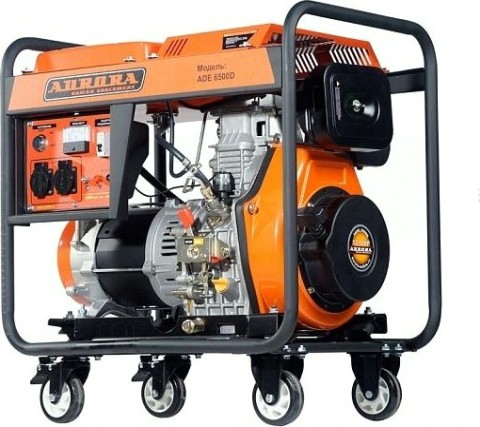 Дизельный генератор с воздушным охлаждением AURORA ADE 6500 D электростартер [14689]