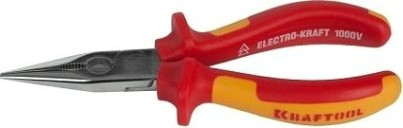 Длинногубцы диэлектрические KRAFTOOL "ELECTRO-KRAFT" 1000 V, 160 мм [2202-3-16_z01]