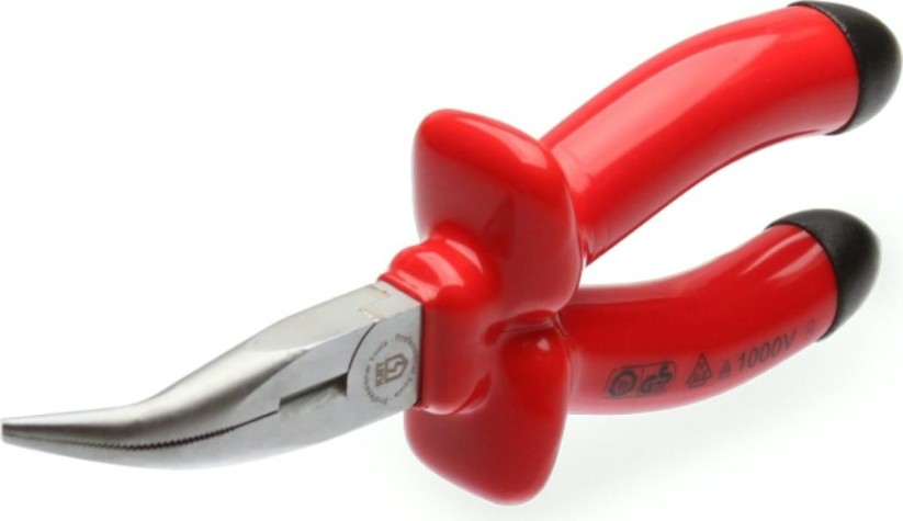 Длинногубцы диэлектрические КВТ Эксперт 200 изогнутые [87101]