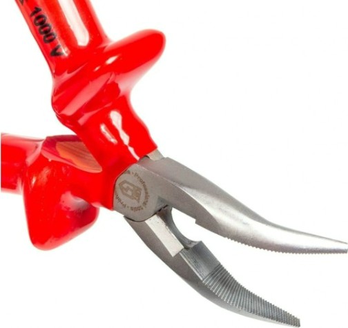 Длинногубцы диэлектрические КВТ Эксперт 200 изогнутые [87101]