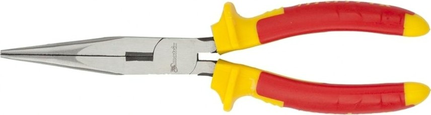 Длинногубцы диэлектрические MATRIX "Insulated" 200 мм, двухкомпонентные рукоятки 17103 [17103]