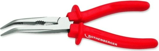 Длинногубцы изогнутые диэлектрические ROTHENBERGER 324739 1000 V, 200 мм Длинногубцы изогнутые диэлектрические ROTHENBERGER 324739 1000 V, 200 мм
