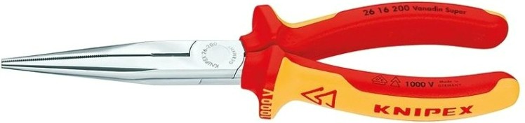 Длинногубцы KNIPEX 2616200SB 200 мм [KN-2616200SB]