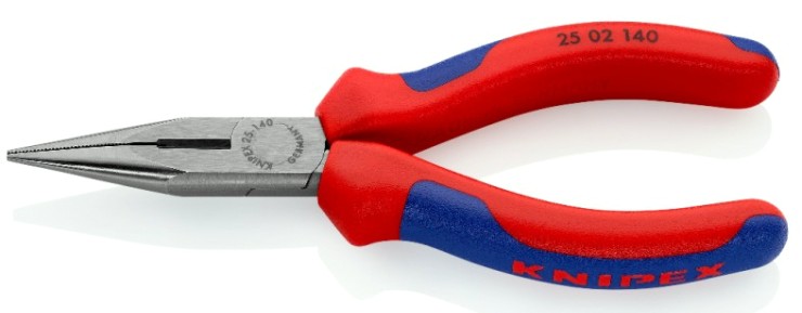 Длинногубцы KNIPEX KN-2502140SB с режущими кромками, 140 мм Длинногубцы KNIPEX KN-2502140SB с режущими кромками, 140 мм