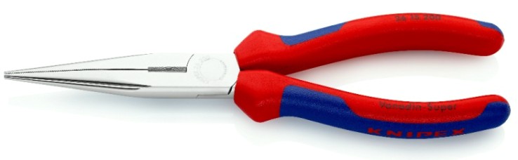 Длинногубцы KNIPEX KN-2615200SB с режущими кромками, 200 мм Длинногубцы KNIPEX KN-2615200SB с режущими кромками, 200 мм
