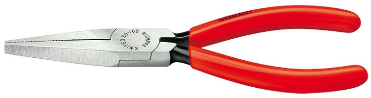 Длинногубцы KNIPEX KN-3011160SB плоские рифленные губки 46.5 мм, длина 160 мм Длинногубцы KNIPEX KN-3011160SB плоские рифленные губки 46.5 мм, длина 160 мм