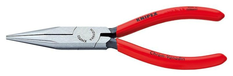 Длинногубцы KNIPEX KN-3021140SB плоскокруглые рифленные губки 42 мм, длина 140 мм Длинногубцы KNIPEX KN-3021140SB плоскокруглые рифленные губки 42 мм, длина 140 мм