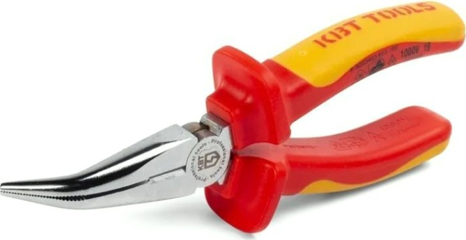 Длинногубцы КВТ ПРОФИ 160мм изогнутые диэлектрические 160 мм [79220]