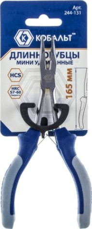 Длинногубцы мини удлиненные Кобальт 244-131 165 мм