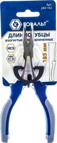 Длинногубцы мини удлиненные Кобальт 244-162 185 мм Длинногубцы мини удлиненные Кобальт 244-162 185 мм