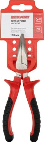 Длинногубцы REXANT 12-4620 изогнутые 160 мм двухкомпонентные Длинногубцы REXANT 12-4620 изогнутые 160 мм двухкомпонентные