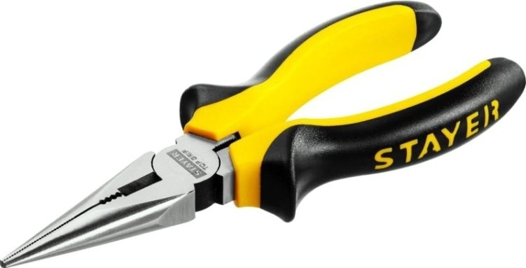 Длинногубцы STAYER TOPGrip 160мм, [2205-3-16_z02]