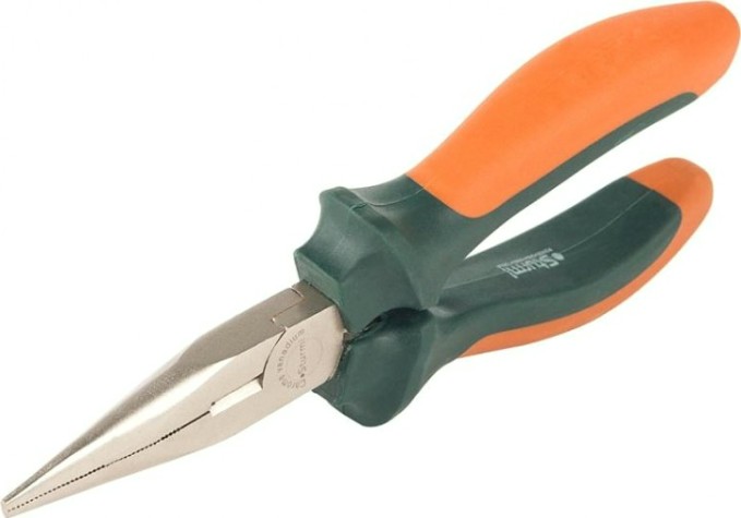 Длинногубцы Sturm 1020-01-2-160 особо прочные губки, 2-х комп. рукоятки 160мм