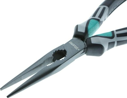 Длинногубцы Sturm 1020-13-3-200 200мм, crv, тефлоновое покрытие, tpe рукоятки