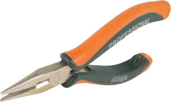 Длинногубцы Sturm 1030-05-2-125 2-х комп. рукоятки, пружин. механизм 125мм Длинногубцы Sturm 1030-05-2-125 2-х комп. рукоятки, пружин. механизм 125мм