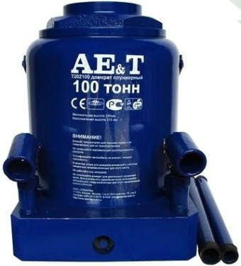 Домкрат бутылочный AE&T 100 т T202100 [T202100]