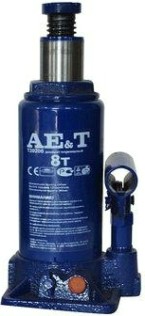 Домкрат бутылочный AE&T 8 т Т20208 [T20208]