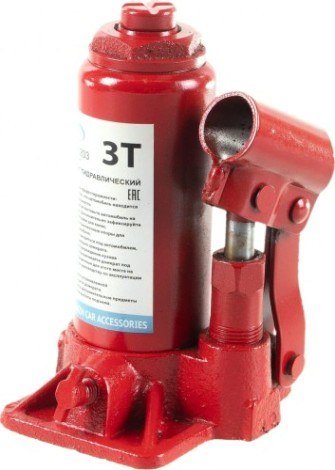 Домкрат бутылочный Autovirazh AV-074203 3 т (красный) Домкрат бутылочный Autovirazh AV-074203 3 т (красный)