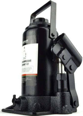 Домкрат бутылочный БелАК 15 тонн 200/390 мм (БАК.00047) [БАК.00047]