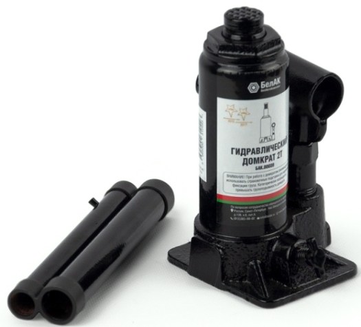 Домкрат бутылочный БелАК 2 тонны 150/285 мм (БАК.00039) [БАК.00039]