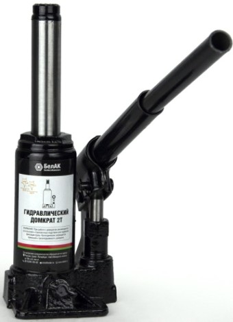 Домкрат бутылочный БелАК 2 тонны в кейсе, 150/285 мм (БАК.10039) [БАК.10039]