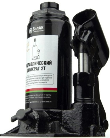 Домкрат бутылочный БелАК 2 тонны в кейсе, 150/285 мм (БАК.10039) [БАК.10039]
