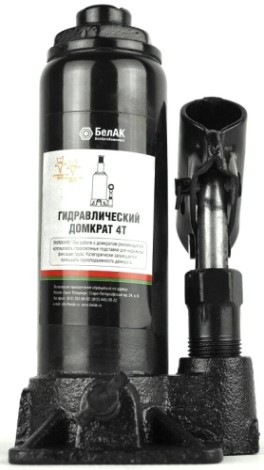 Домкрат бутылочный БелАК 4 тонны 165/340 мм (БАК.00041) [БАК.00041]