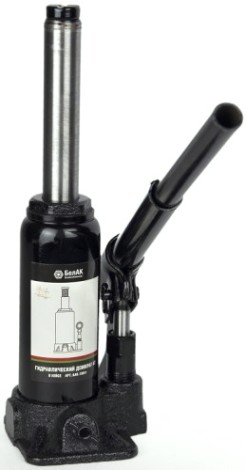 Домкрат бутылочный БелАК 4 тонны в кейсе, 165/340 мм (БАК.10041) [БАК.10041]