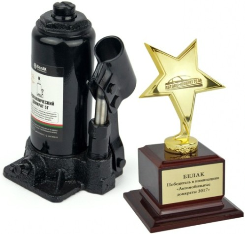 Домкрат бутылочный БелАК 5 тонн 185/365 мм (БАК.00042) [БАК.00042]