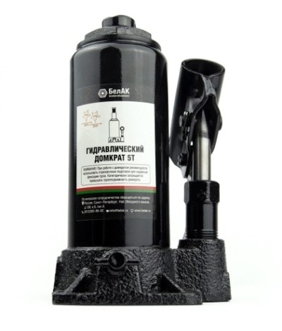 Домкрат бутылочный БелАК 5 тонн 185/365 мм (БАК.00042) [БАК.00042]