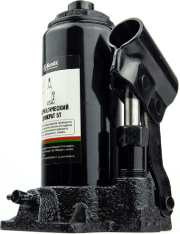 Домкрат бутылочный БелАК 5 тонн 185/365 мм (БАК.00042) [БАК.00042]