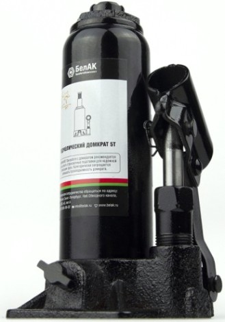 Домкрат бутылочный БелАК 5 тонн в кейсе, 185/365 мм (БАК.10042) [БАК.10042]
