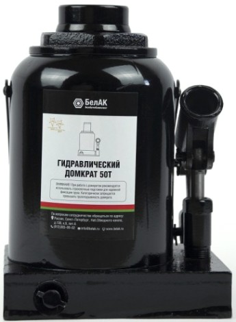 Домкрат бутылочный БелАК 50 тонн 225/360 мм (БАК.00051) [БАК.00051]