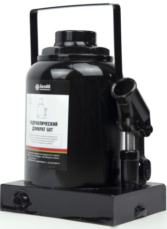 Домкрат бутылочный БелАК 50 тонн 225/360 мм (БАК.00051) [БАК.00051]