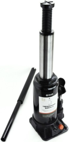 Домкрат бутылочный БелАК 8 тонн TUV 2 клапана, 195/390 мм (БАК.00031) [БАК.00031]