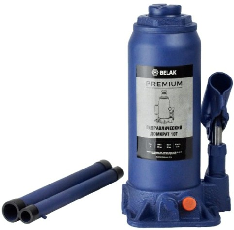 Домкрат бутылочный BELAK PREMIUM гидравлический 10т BAK.30016 [BAK.30016]