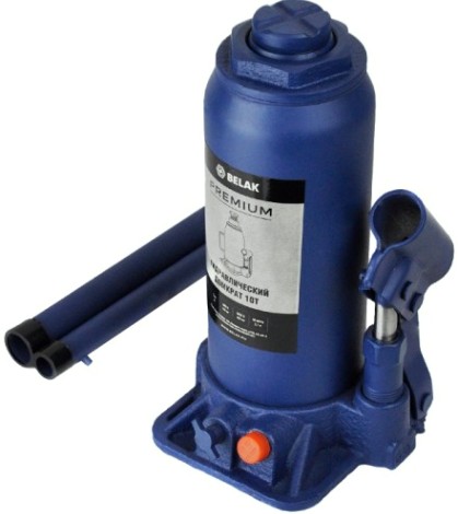 Домкрат бутылочный BELAK PREMIUM гидравлический 10т BAK.30016 [BAK.30016]